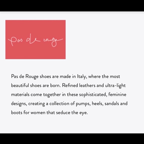 Pas de rouge Shoes - Picture 10 of 12